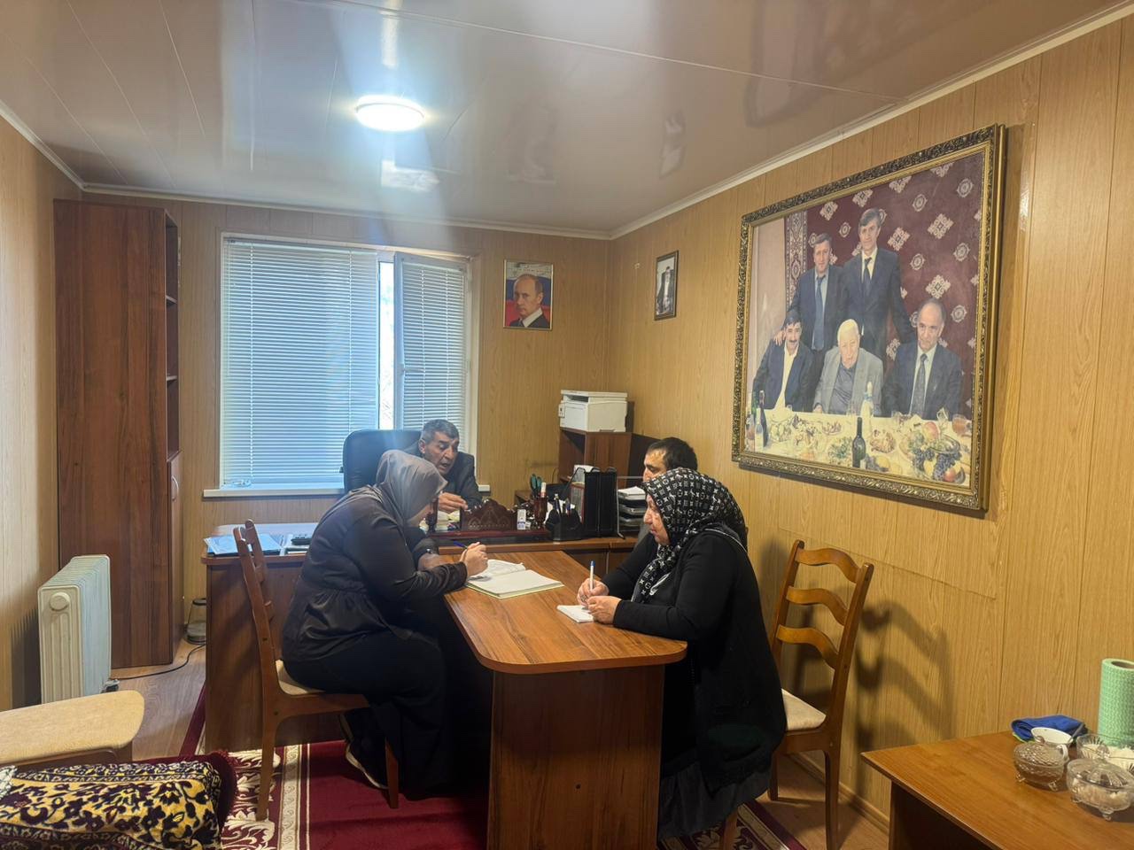 Совещание работников ГБУРД в МО ЦСОН «Гумбетовский район»